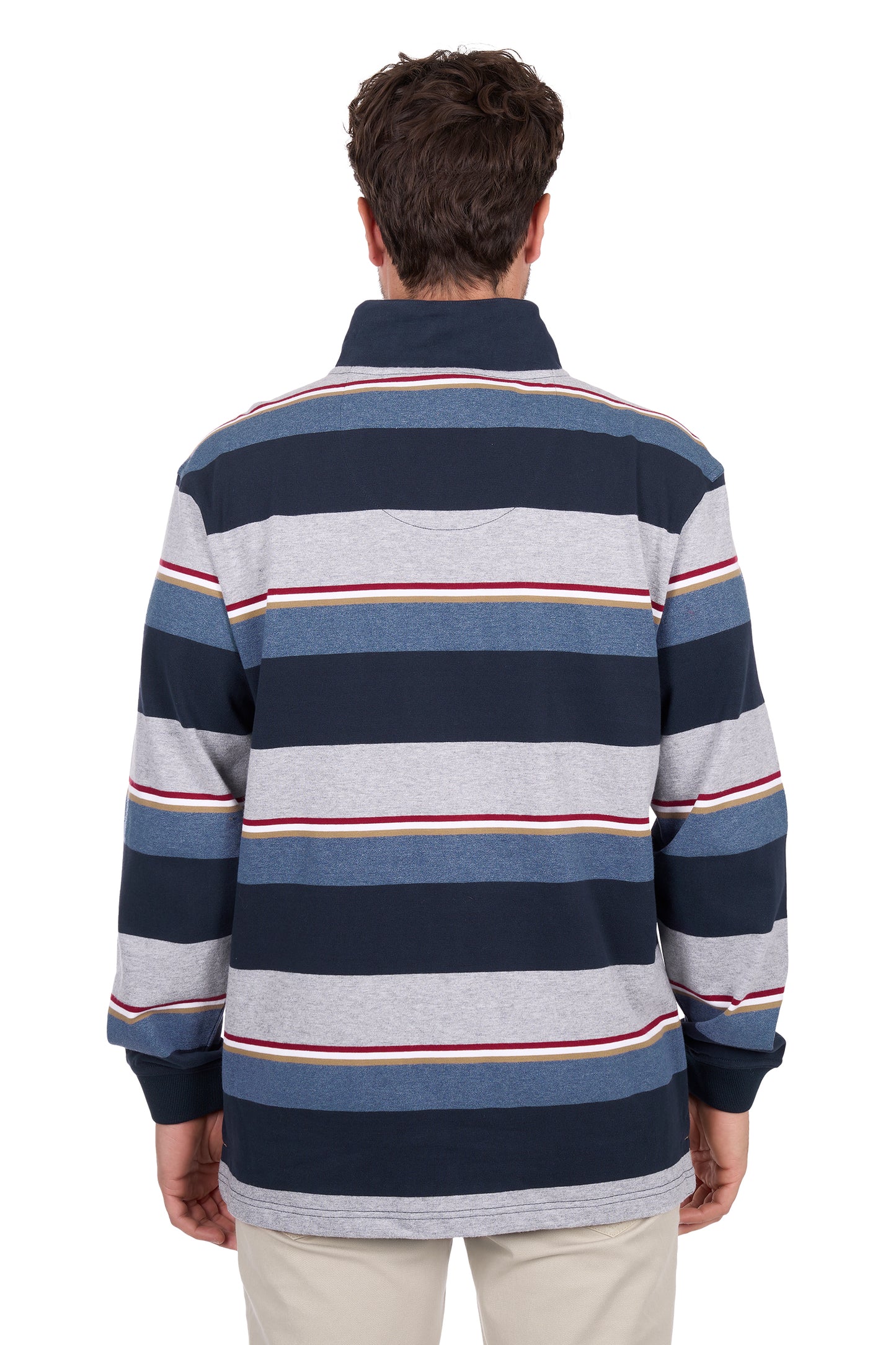 Thomas Cook Mens Nathan 1/4 Zip Rugby Jersey