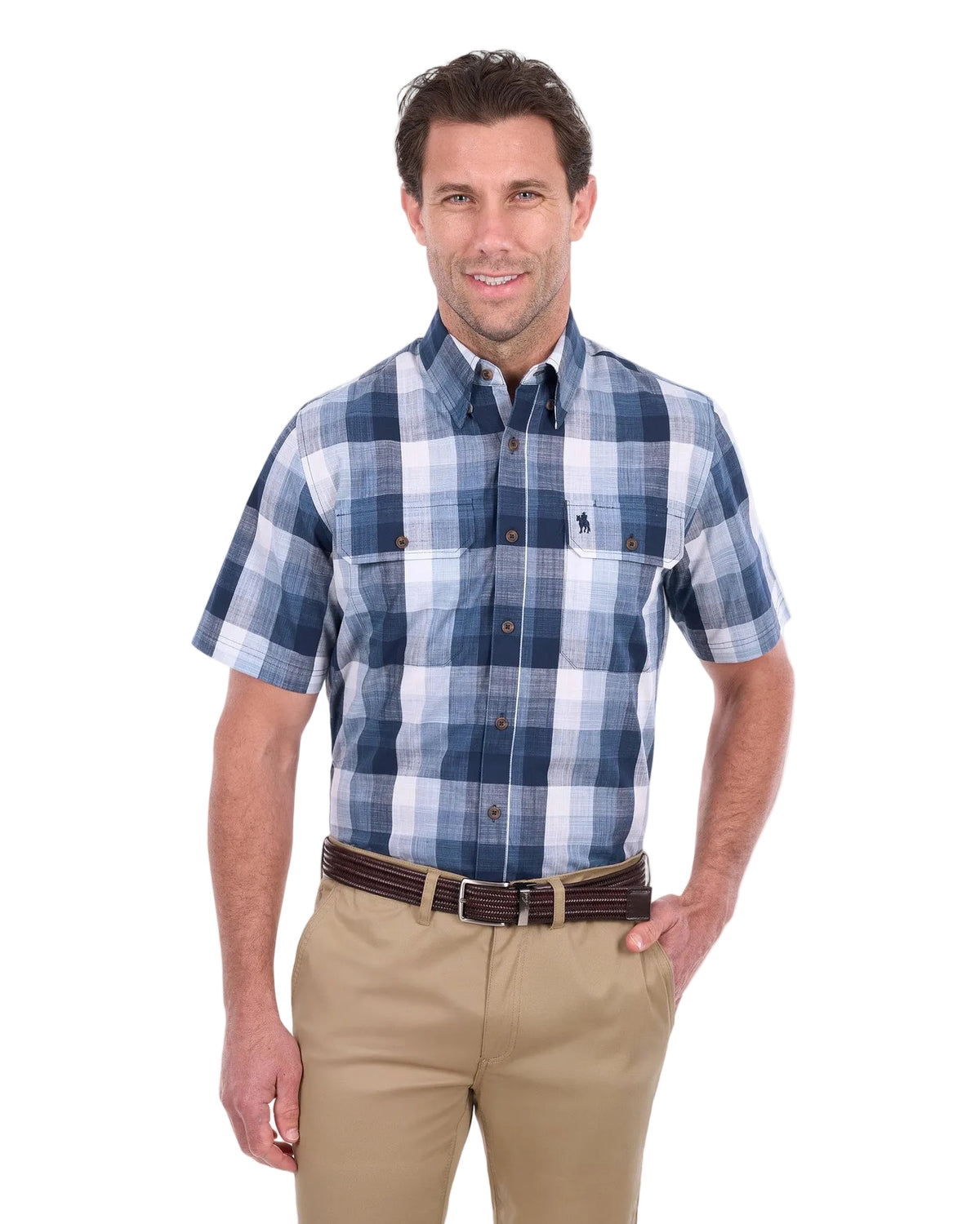 Thomas Cook Mens Oscar 2 Pocket Short Sleeve Shirt