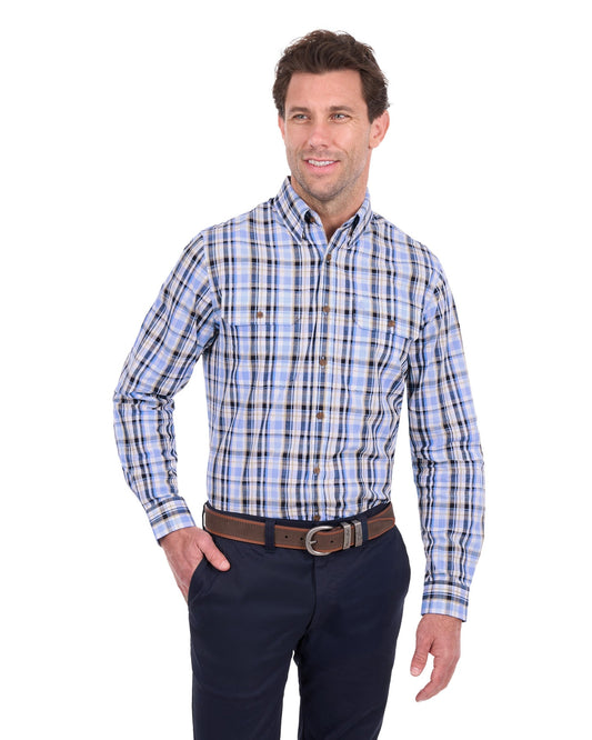 Thomas Cook Mens Roman 2 Pocket Long Sleeve Shirt