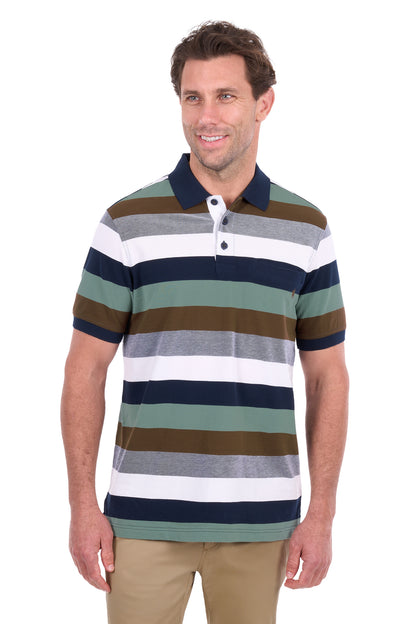 Thomas Cook Mens Wayne 1 Pocket Short Sleeve Polo