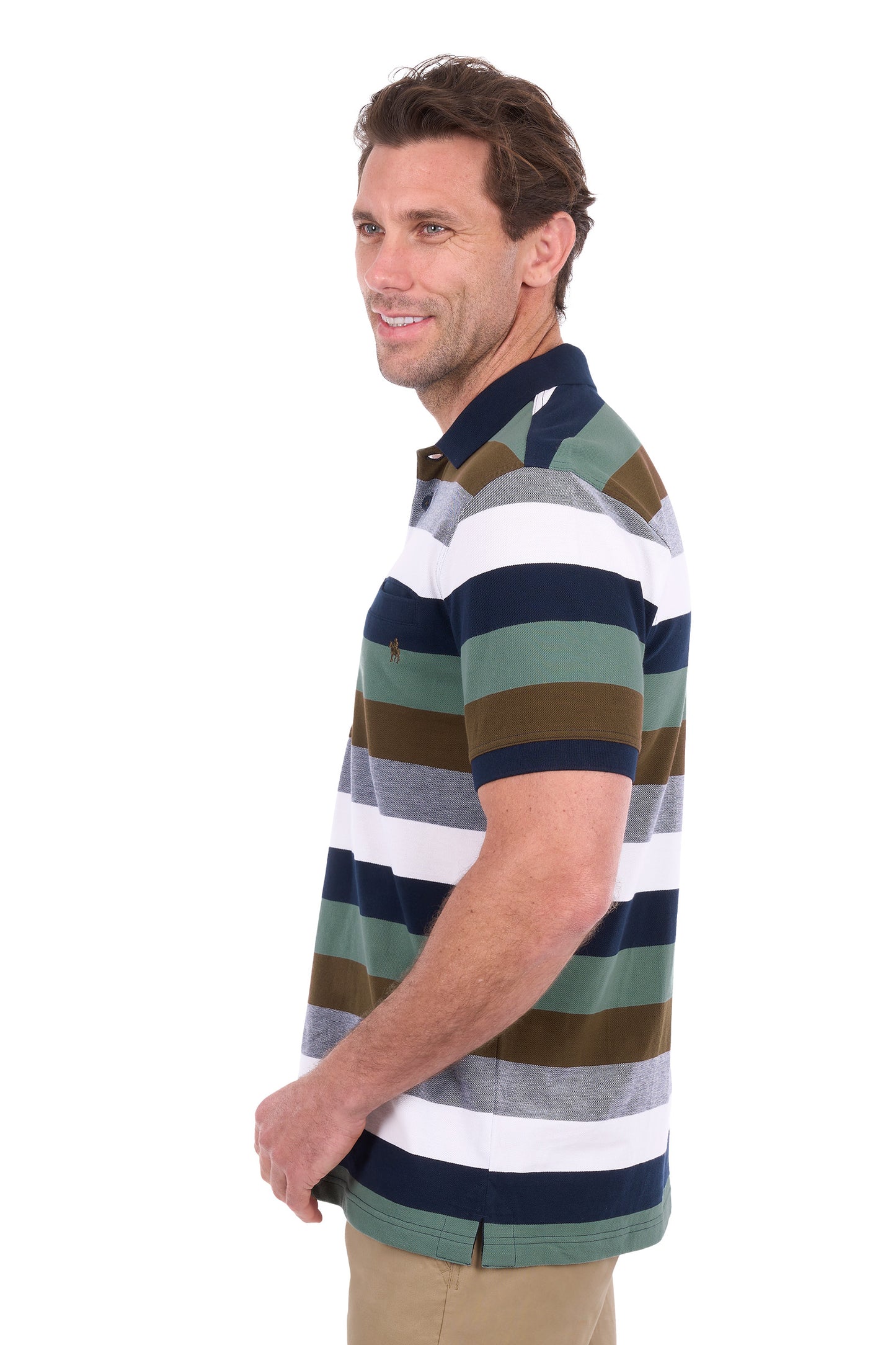 Thomas Cook Mens Wayne 1 Pocket Short Sleeve Polo