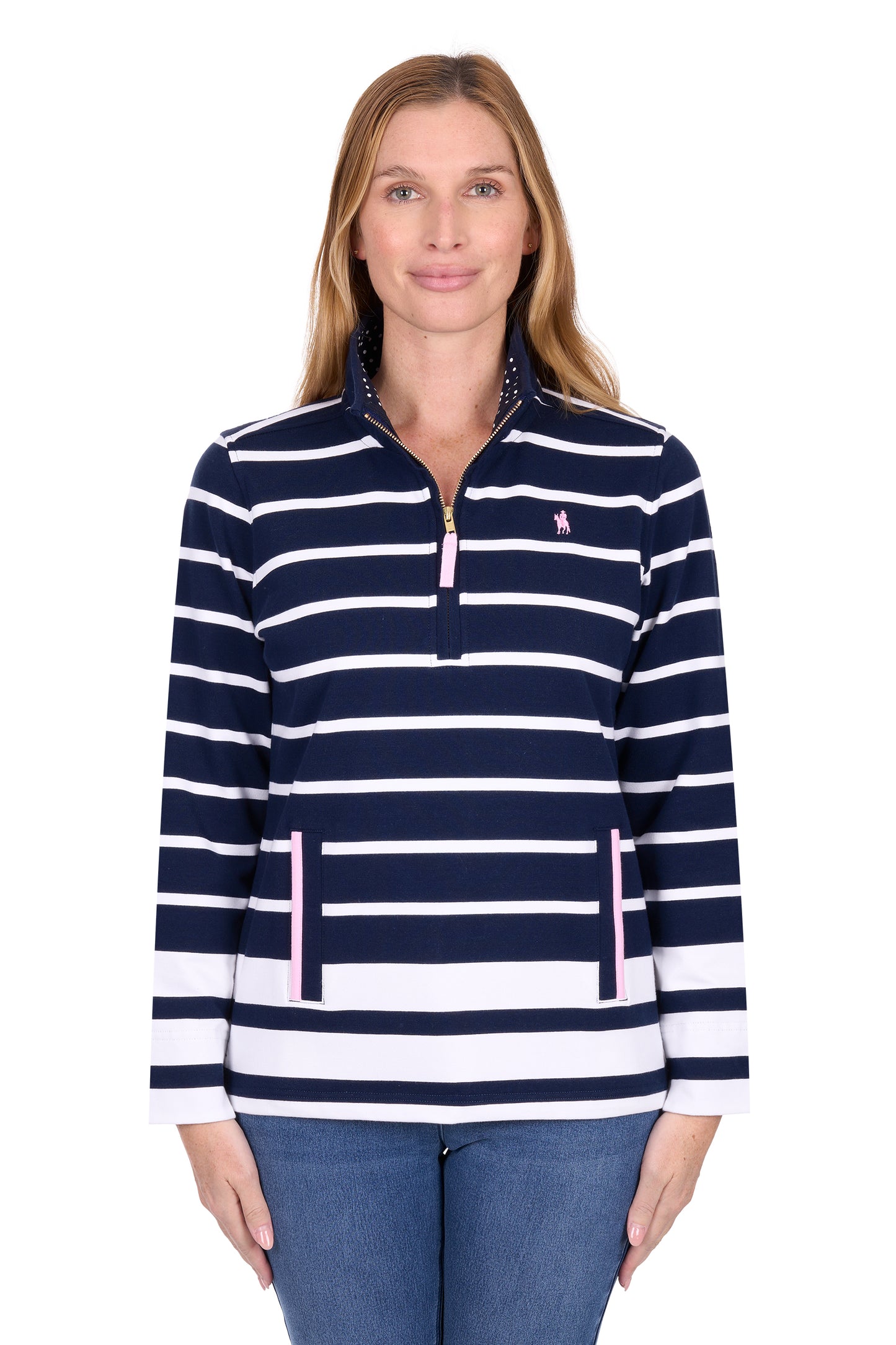 Thomas Cook Womens Ava 1/4 Zip Rugby Jersey
