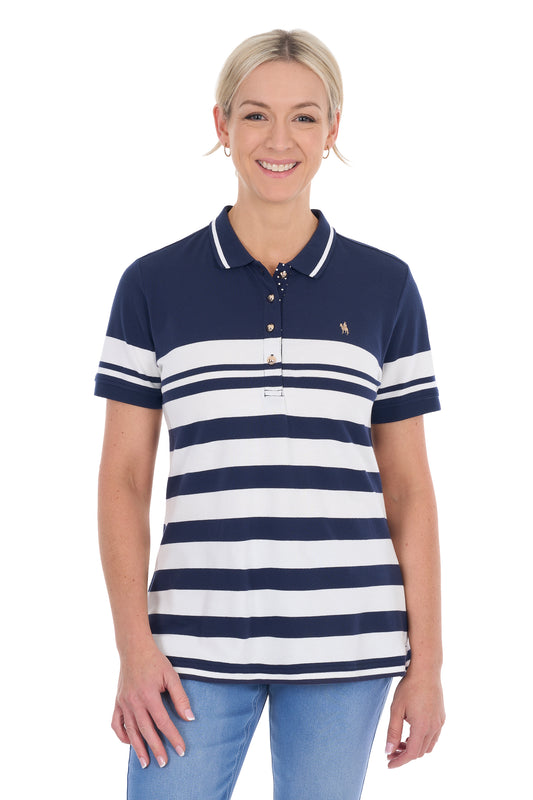 Thomas Cook Womens Blaire Short Sleeve Polo
