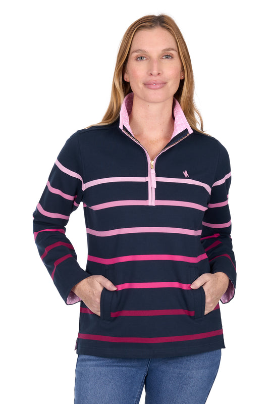 Thomas Cook Womens Gemma 1/4 Zip Rugby Jersey