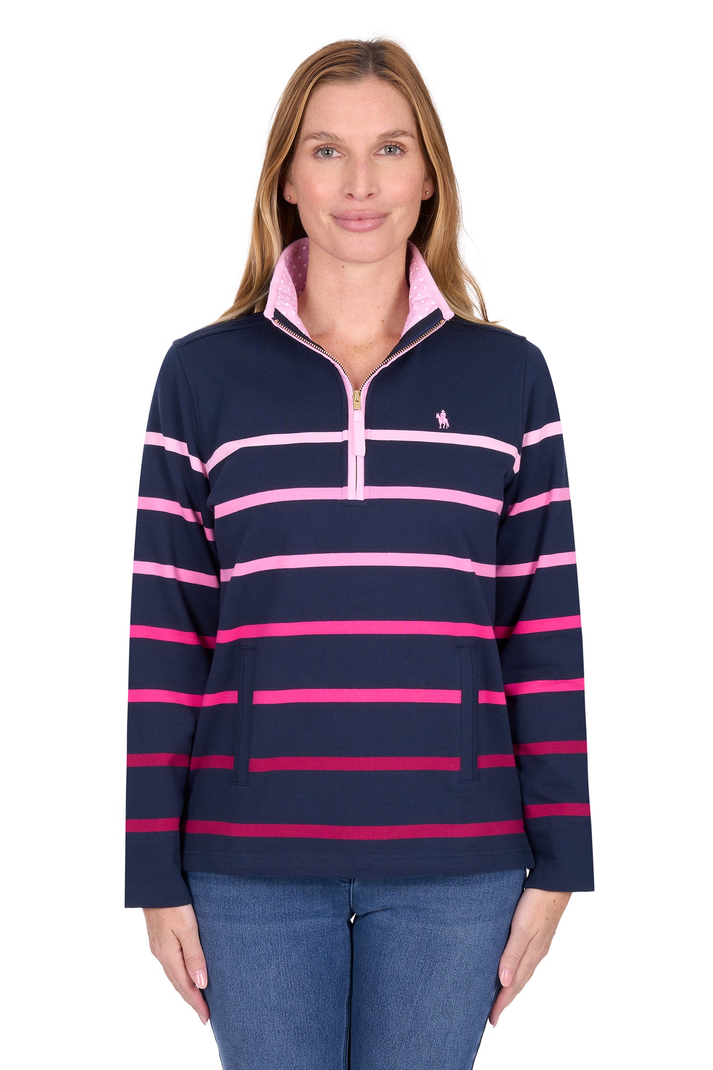 Thomas Cook Womens Gemma 1/4 Zip Rugby Jersey