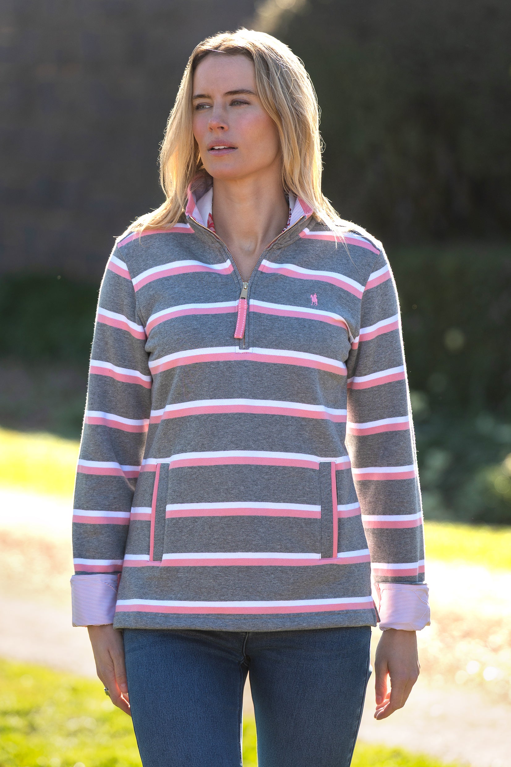 Thomas Cook Womens Jane 1/4 Zip Rugby Jersey – Millmerran Rural