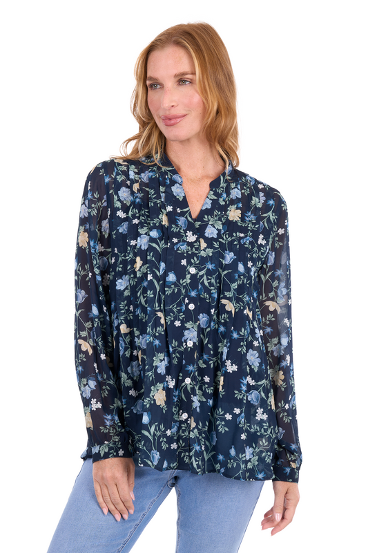 Thomas Cook Womens Melissa Long Sleeve Blouse