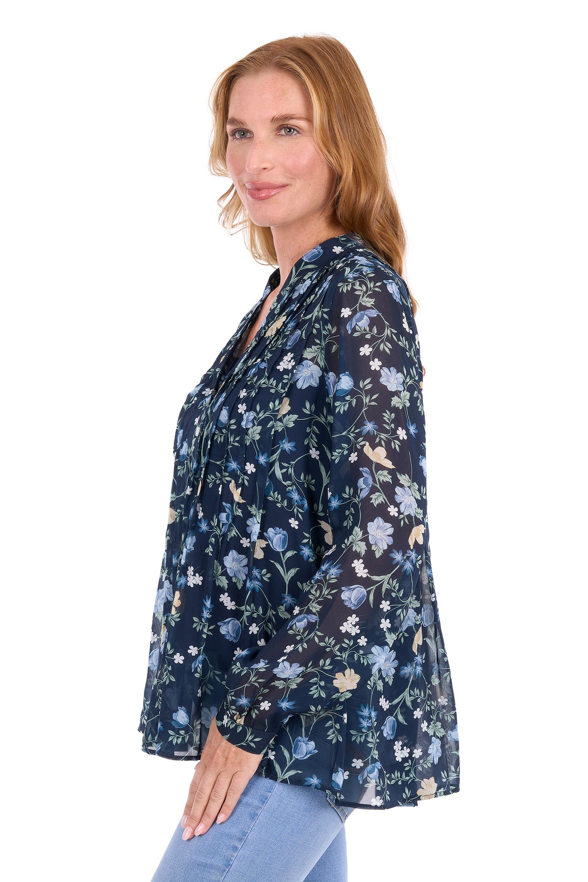 Thomas Cook Womens Melissa Long Sleeve Blouse