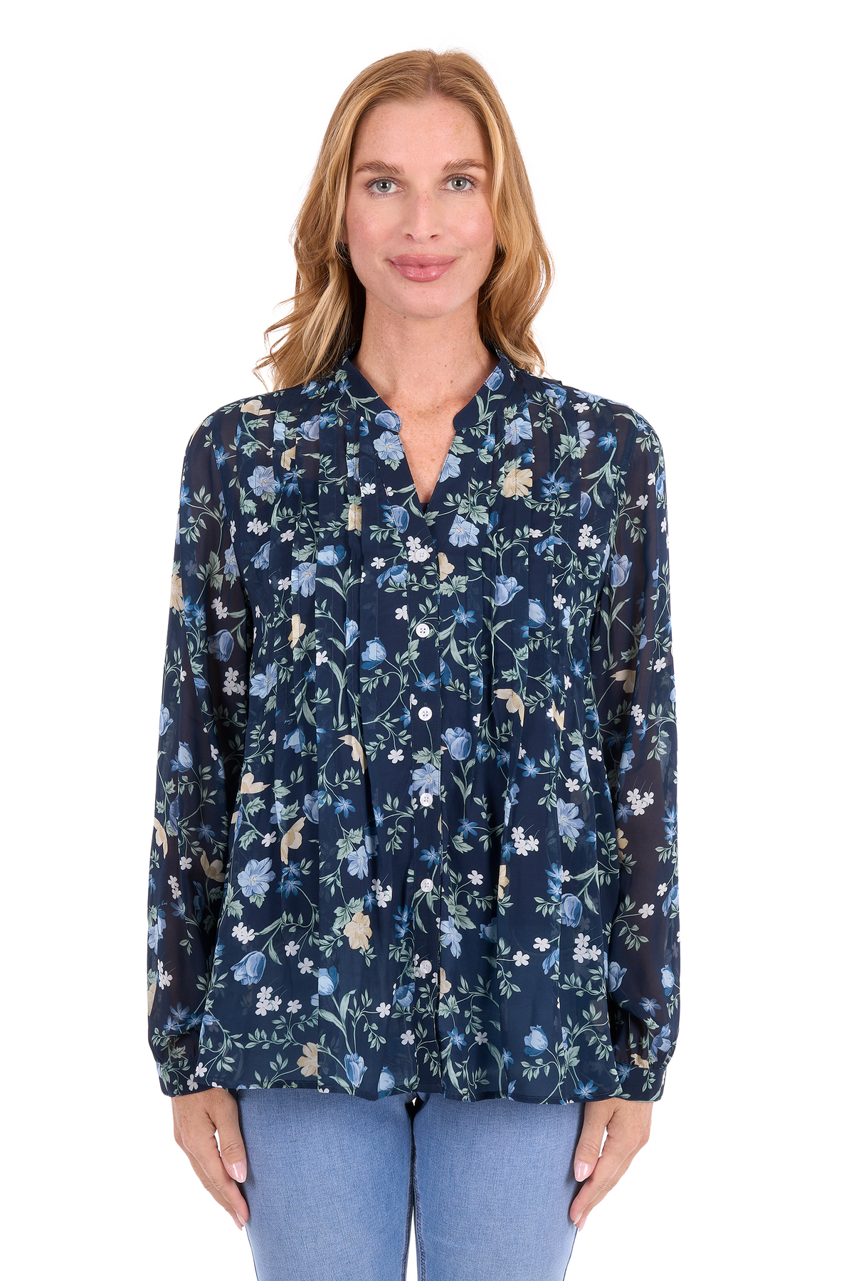 Thomas Cook Womens Melissa Long Sleeve Blouse