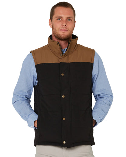 Pilbara Mens Two Tone Vest