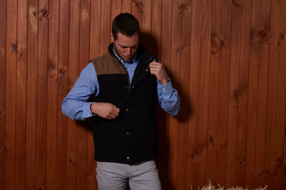 Pilbara Mens Two Tone Vest