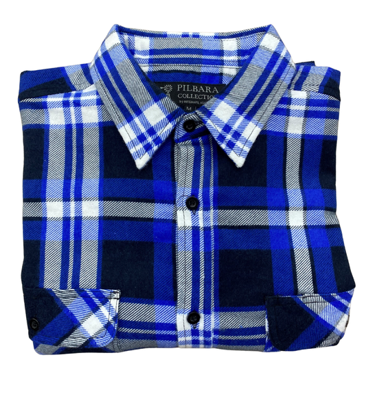 Pilbara Flannelette Mens Closed Front Shirt