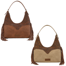Load image into Gallery viewer, Wrangler Tooled Fringe Shoulder Bag