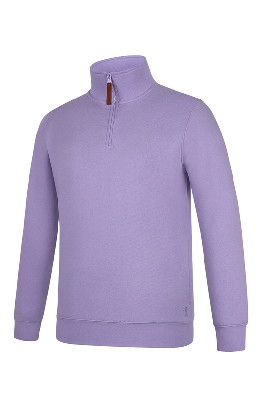 Pilbara Womens Zipper Closed Front Fleece Pullover Jumper
