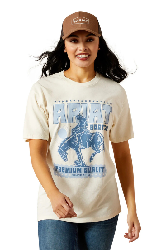 Ariat Womens Retro Block Poster Short Sleeve Tee