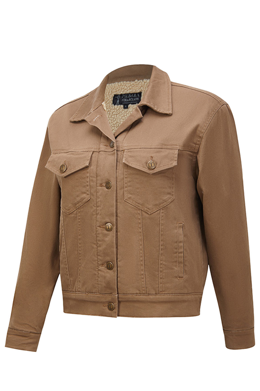 Pilbara Ladies Lauren Sherpa-lined Jacket