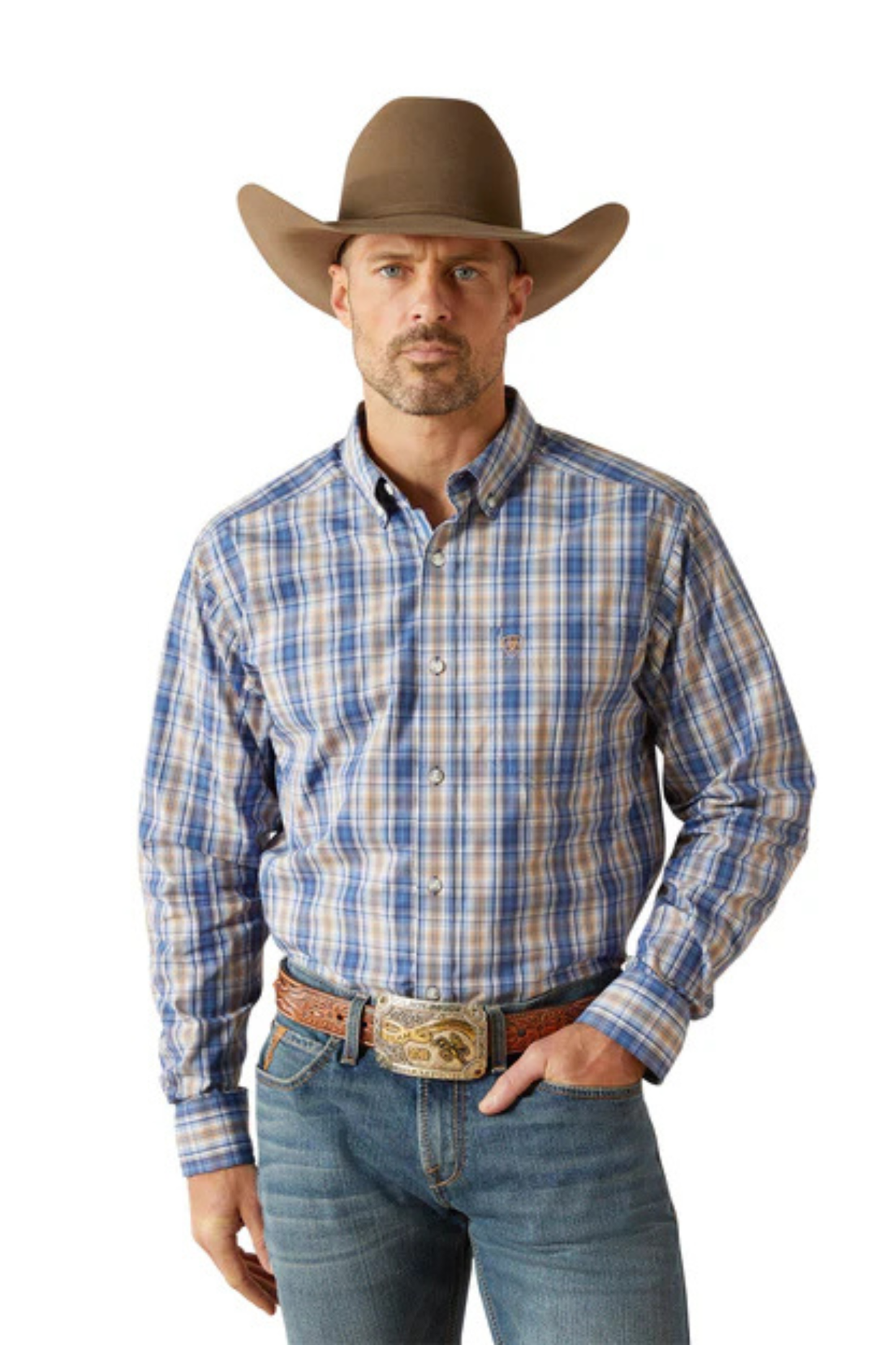 Ariat Mens Pro Series Sylvan Fitted Long Sleeve Shirt