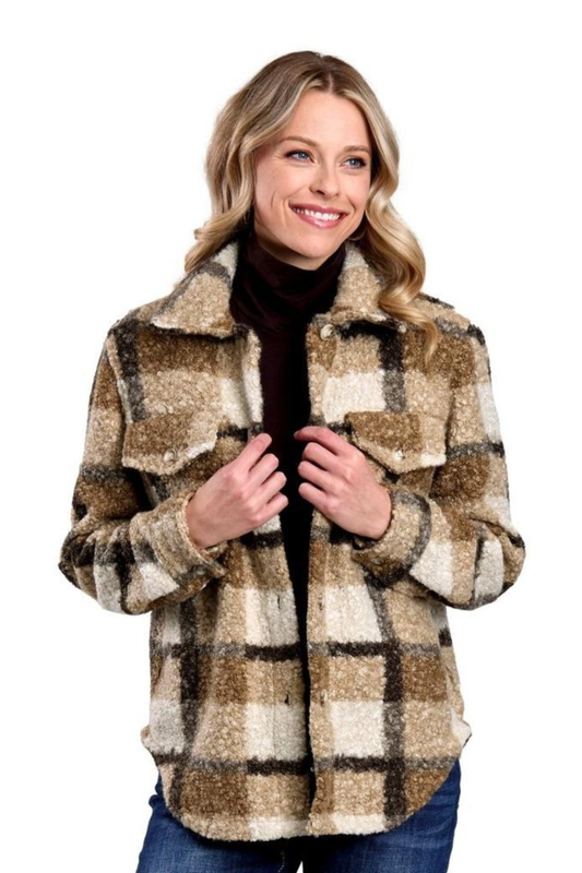 Roper Womens Outerwear Shirt Jacket