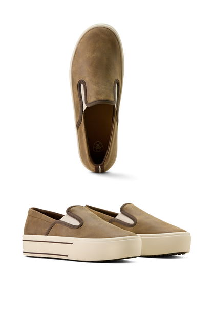 Ariat Womens Skylar Slip On Brown Bomber
