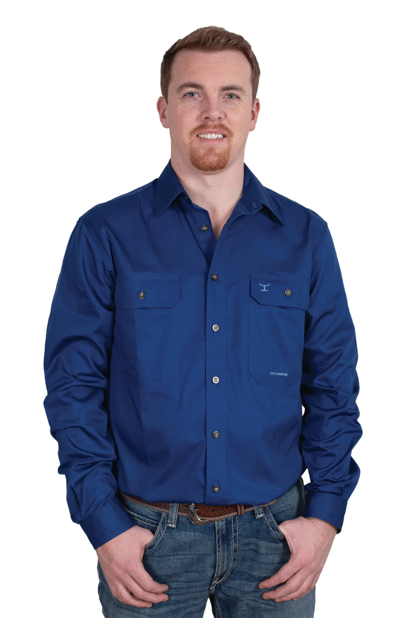 Just Country Mens Evan Full Button Country Workshirt