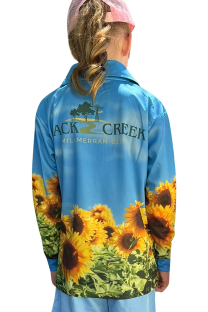 Back Creek Kids Sunflower Fishing Shirt