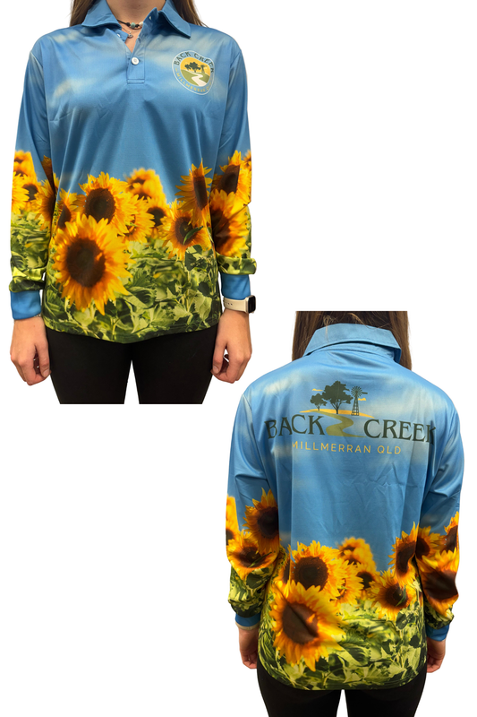 Back Creek Adult Sunflower Fishing Shirt