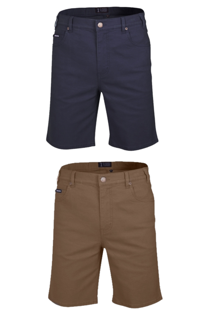 Pilbara Mens Cotton Stretch Jean Shorts