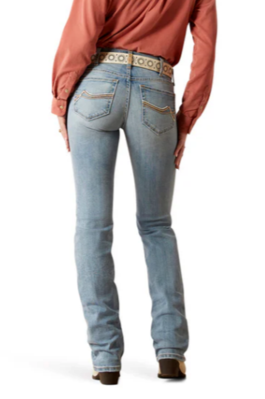 Ariat Womens Mallory Mid Rise Straight Leg Jeans Regular Length