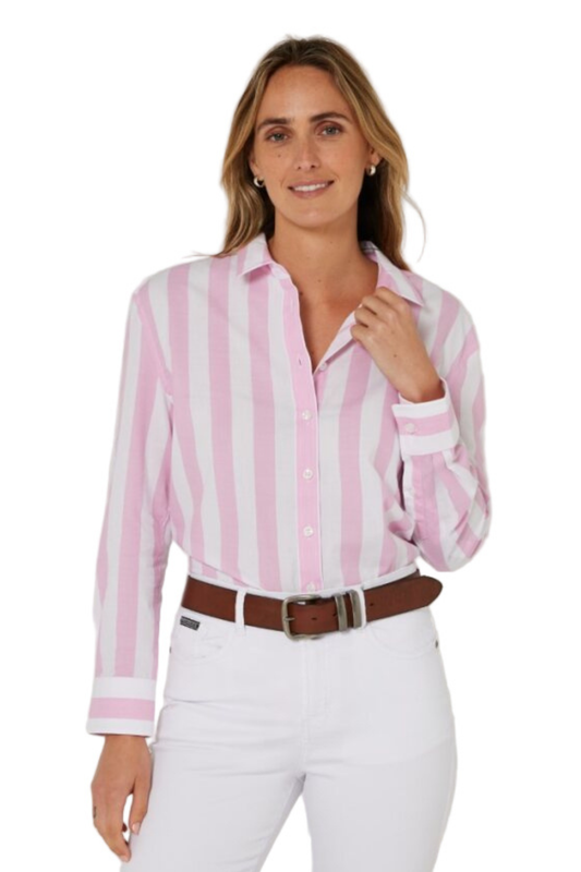Pilbara Womens Jacquelin Classic Cotton Long Sleeve Shirt