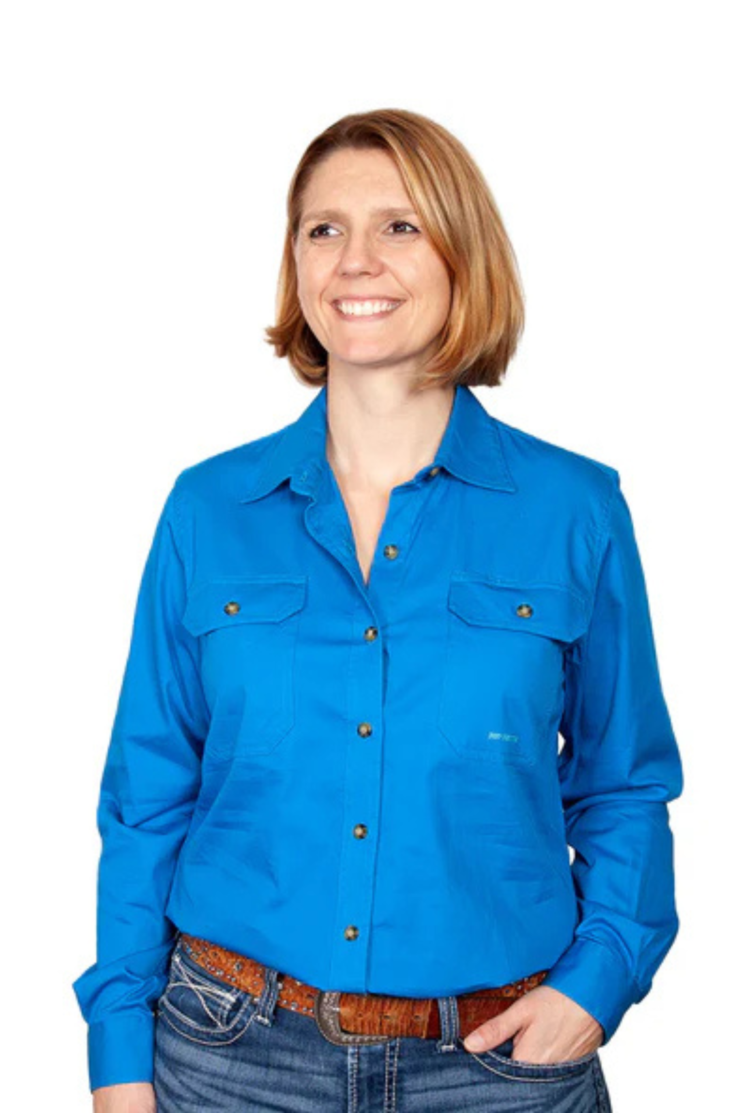 Just Country Womens Brooke Full Button Country Workshirt