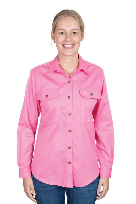Just Country Womens Brooke Full Button Country Workshirt
