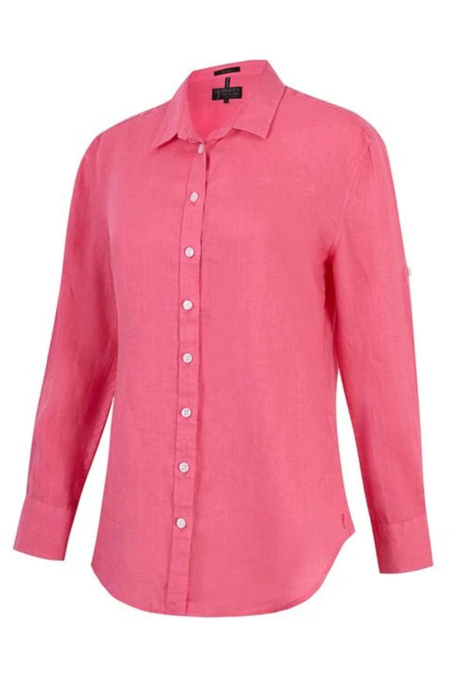 Pilbara Womens Florence Classic Linen Swiss Tab Long Sleeve Shirt