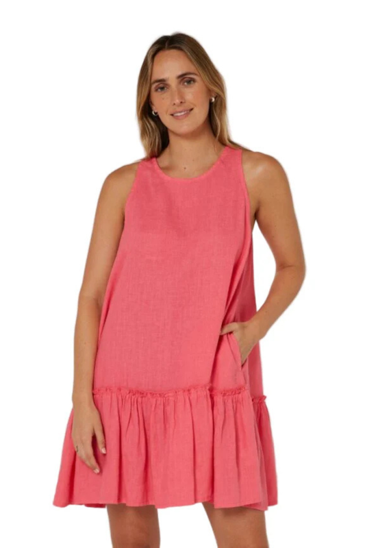 Pilbara Womens Emma Linen Sun Dress