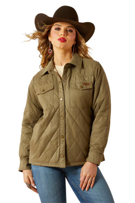Ariat Womens Grizzly Quilted Barn Jacket