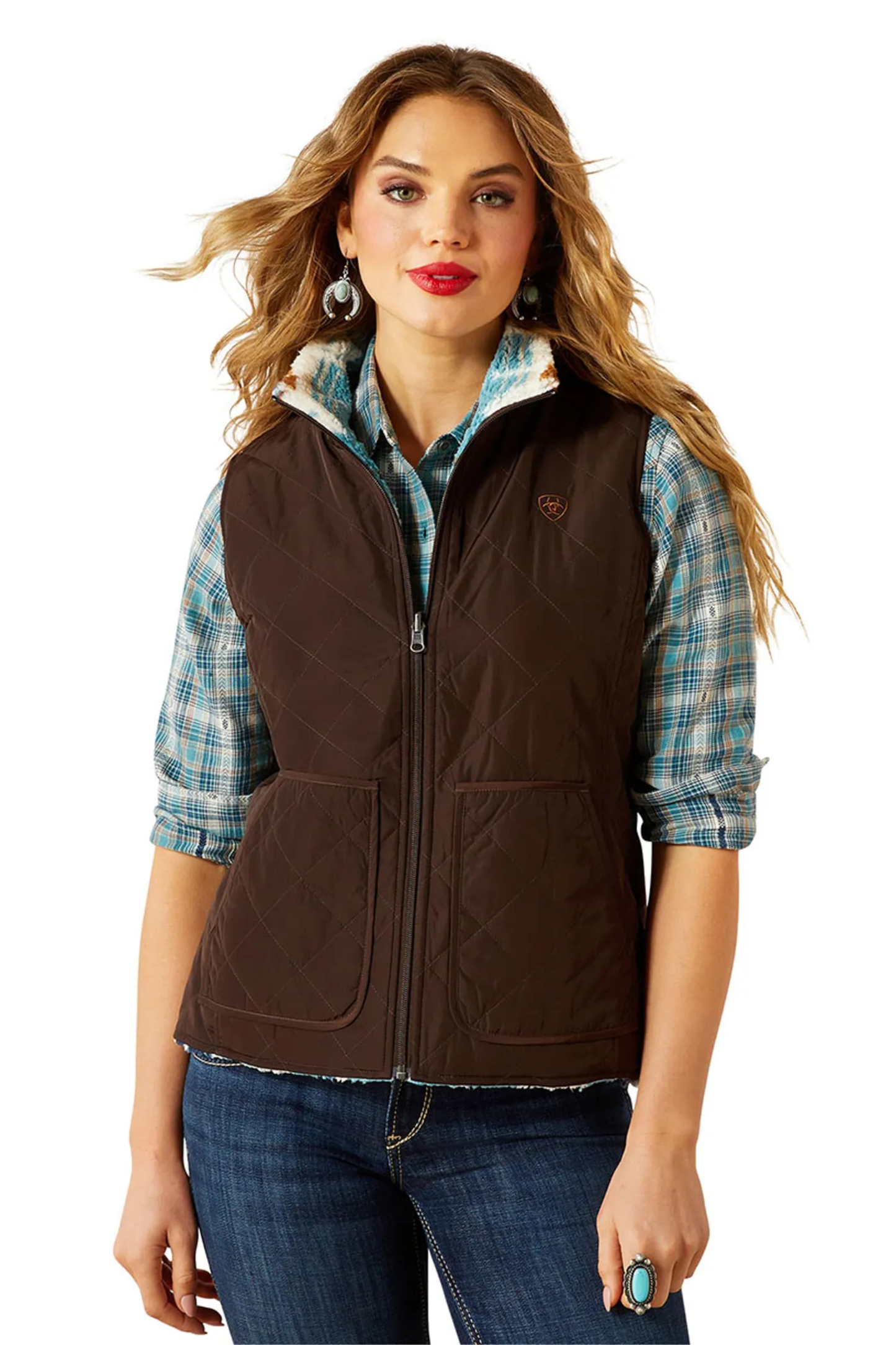 Ariat Womens Dilon 2.0 Reversible Insulated Vest