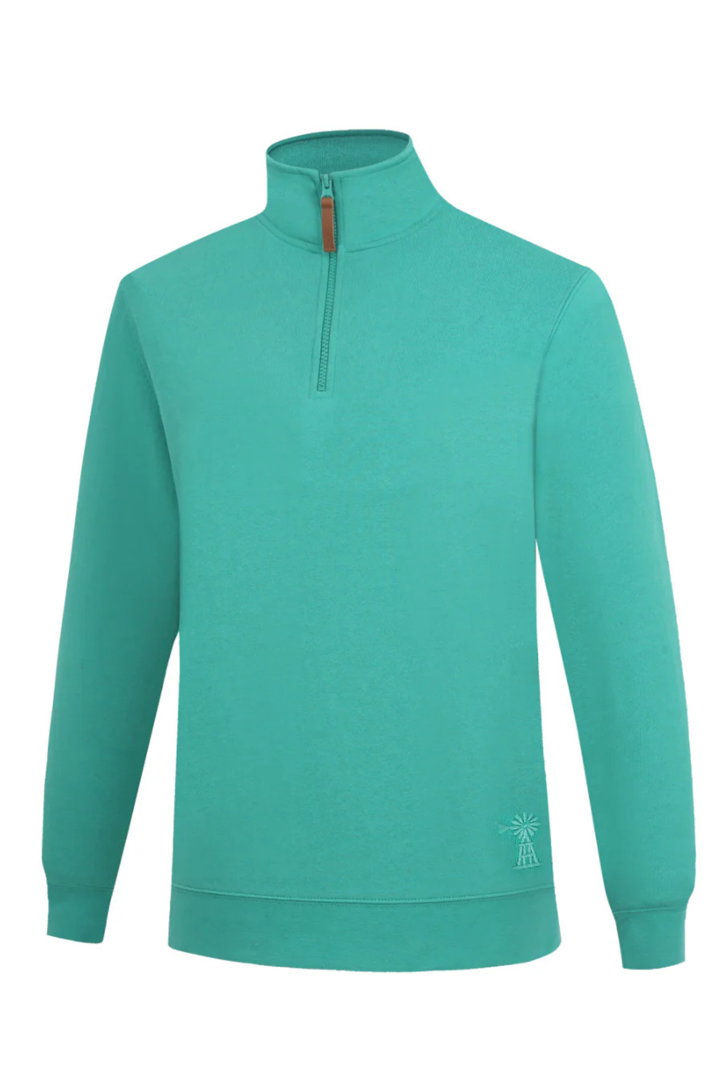 Pilbara Womens Classic Zipper Closed Front Fleece Pullover