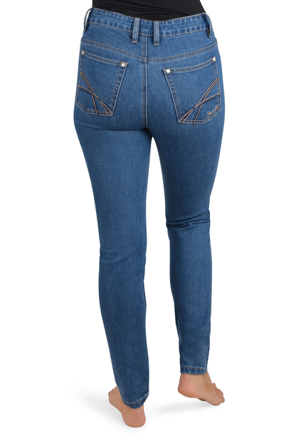 THOMAS COOK WOMENS CRYSTAL JEANS 30 INCH LEG