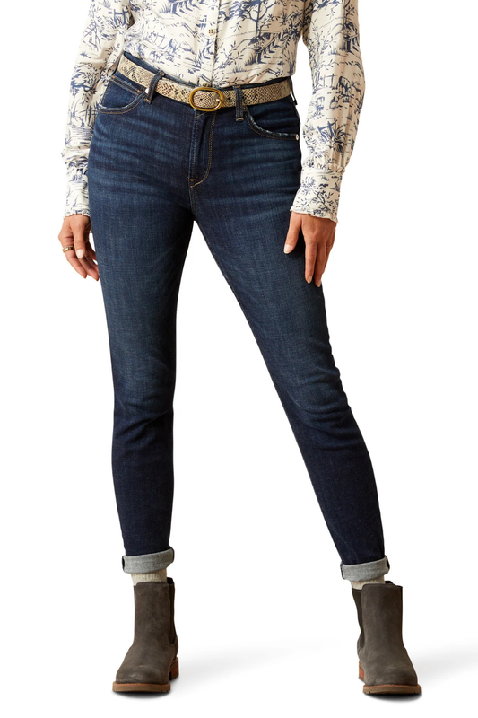 Ariat Womens High Rise Bridle Skinny Jeans Regular Length