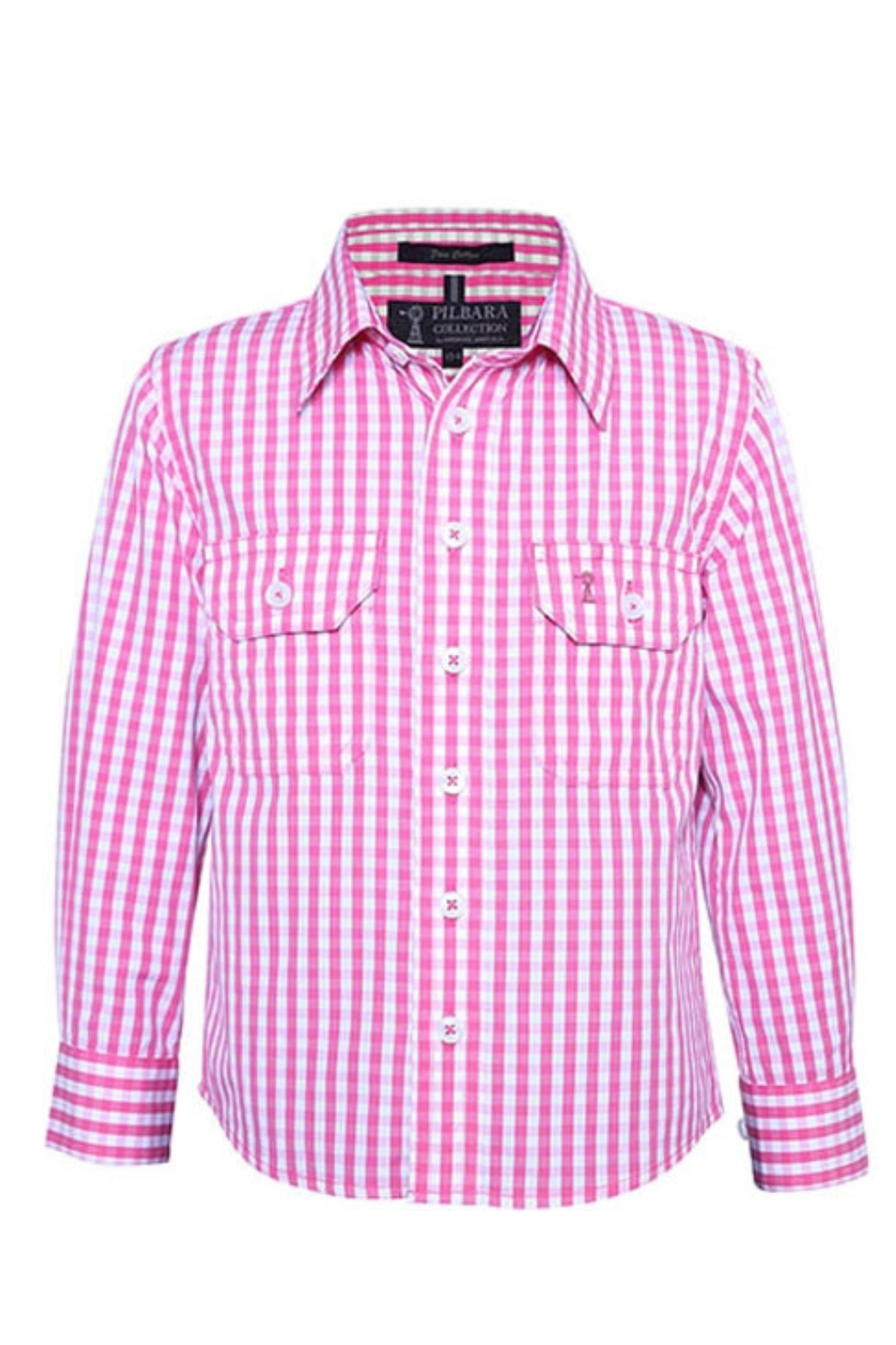 Pilbara Kids Long Sleeve Country Shirt
