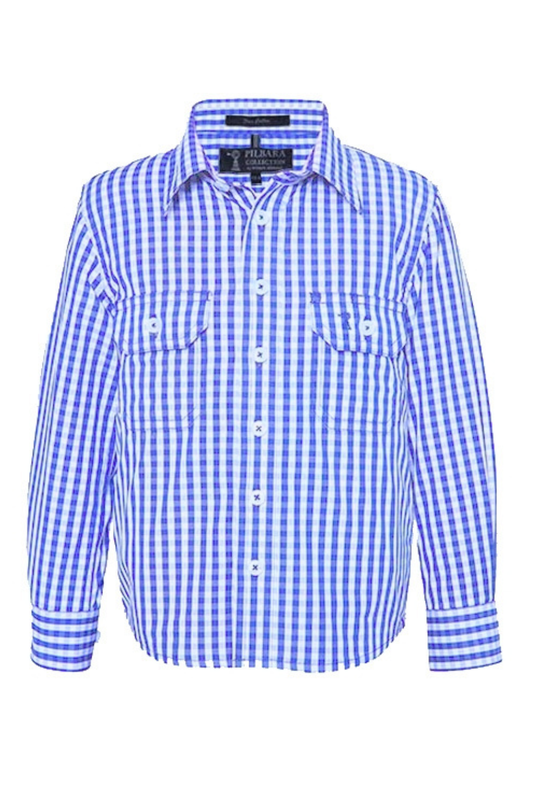 Pilbara Kids Long Sleeve Country Shirt