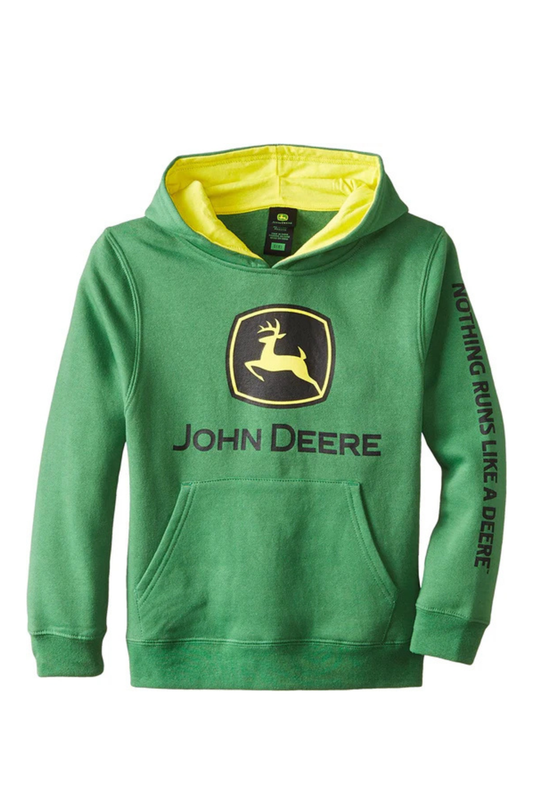 John Deere Trademark Fleece Youth Hoodie