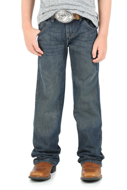 Wrangler Boys Retro Western Relaxed Boot Cut Jeans