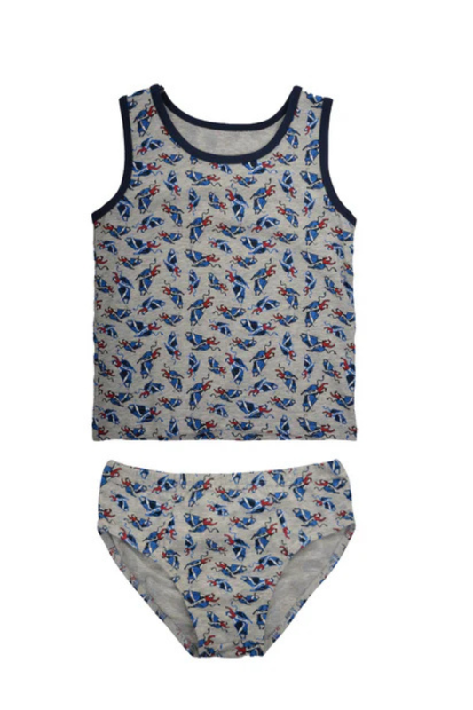 THOMAS COOK BOYS TOUGH BULL SINGLET & UNDERWEAR SET
