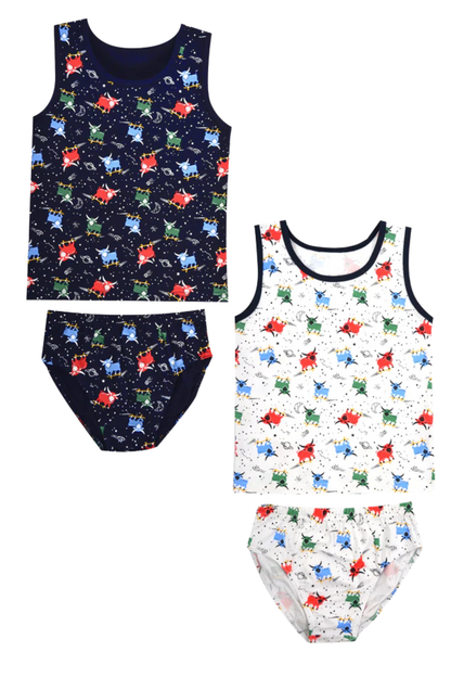 THOMAS COOK BOYS SKATER BULL SINGLET UNDERWEAR SET