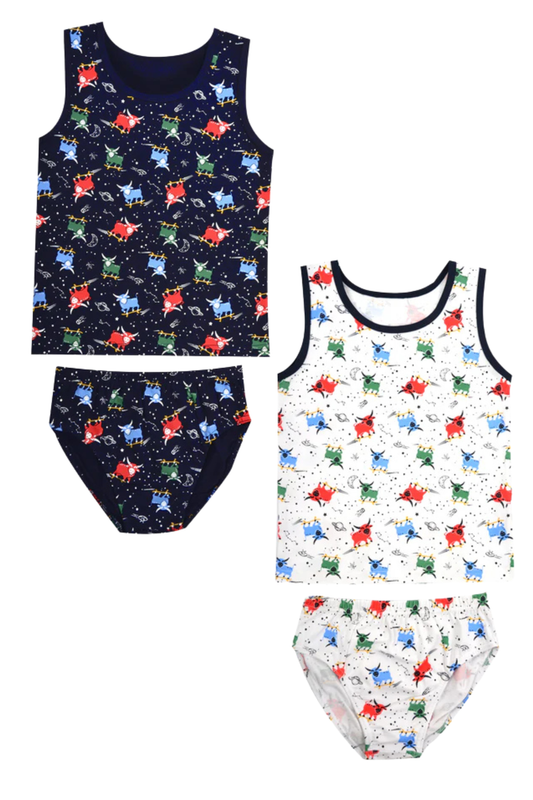 THOMAS COOK BOYS SKATER BULL SINGLET UNDERWEAR SET