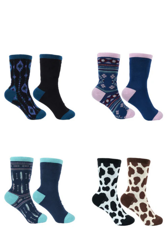 Pure Western Kids Crew Socks