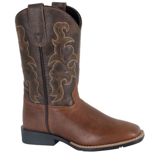 Roper Big Kids Gabriel Leather Western Boots
