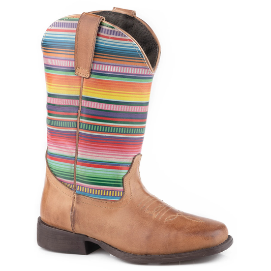 Roper Kids Cora Serape Western Boots