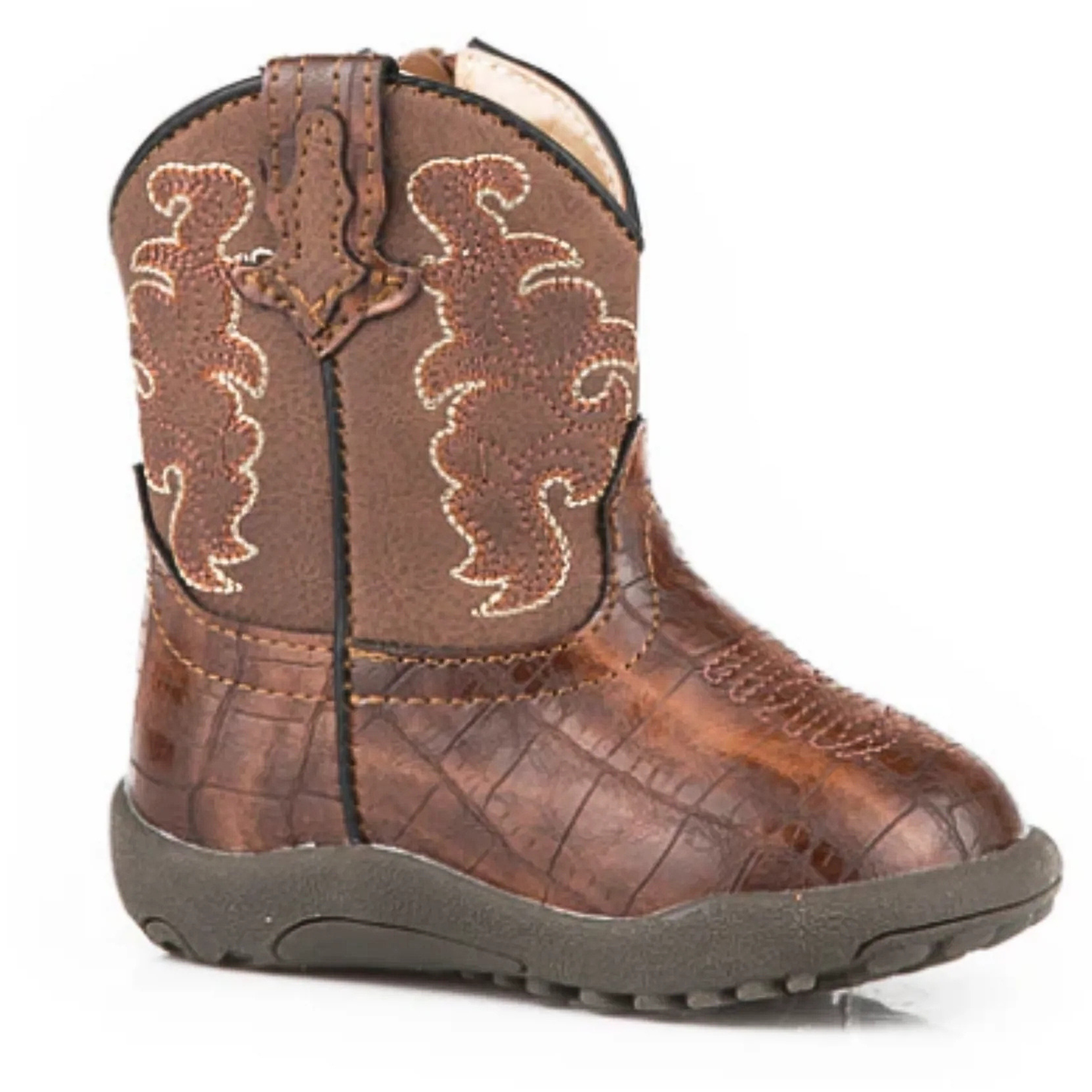 ROPER INFANT COWBABY VIPER TAN BOOTS