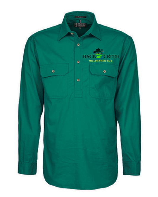 Back Creek Mens Closed Front Long Sleeve Shirt